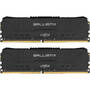 Memorie RAM Crucial Ballistix Black 16GB DDR4 2666MHz CL16 Dual Channel Kit