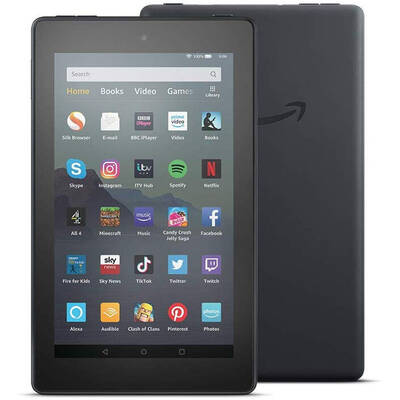 eBook Reader Amazon All-new Fire 7, 9th generation (2019) Touch Screen, 7 inch, 16GB, Wi-Fi, built-in Alexa, Black