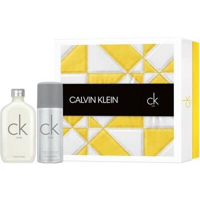 Calvin Klein Set, One, Unisex: Apa de Toaleta, 100 ml + Deodorant Spray, 150 ml