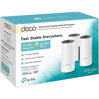 Router Wireless TP-Link Gigabit Deco P9 Dual-Band WiFi 5 3Pack
