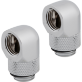 Hydro X Series 90* Rotary Adapter Twin Pack - Chrome