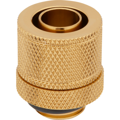 Modding PC Corsair Hydro X Series XF Compression 10/13mm (3/8 / 1/2") ID/OD Fitting Four Pack - Gold"