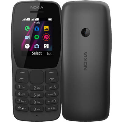 Telefon Mobil NOKIA 110 Dual SIM (2019) Black