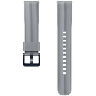 Silicone Strap 20 mm, Grey pentru Samsung Galaxy Watch, 42 mm