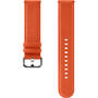 Samsung Leather Strap Orange pentru Galaxy Watch Active 2