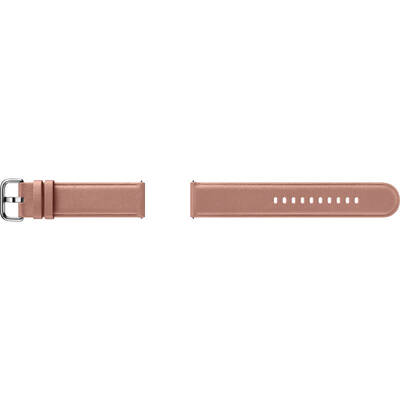 Samsung Leather Strap Pink pentru Galaxy Watch Active 2
