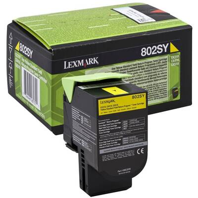 Toner imprimanta Lexmark 80C2SY0 Yellow Return