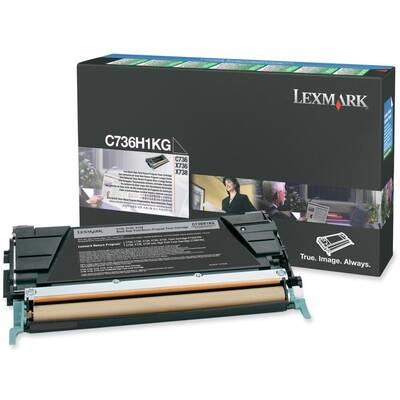 Toner imprimanta Lexmark BLACK RETURN C736H1KG 12K ORIGINAL C736N