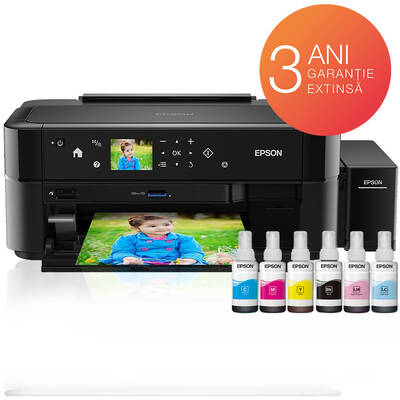 Imprimanta Epson L810, InkJet, Color, Format A4