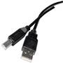 Cablu KeyOffice USB A/M B/M, 3m (Negru)