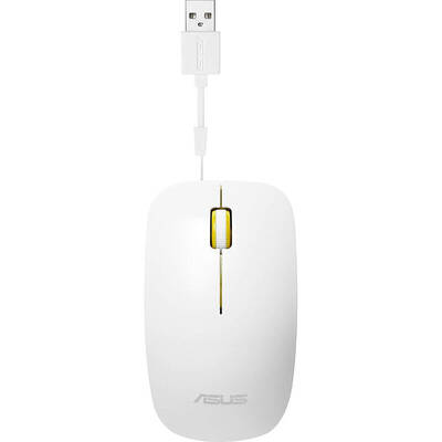 Mouse Asus UT300 Glossy White-Yellow