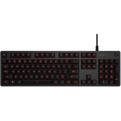Tastatura LOGITECH Gaming G413 Carbon Red LED Mecanica