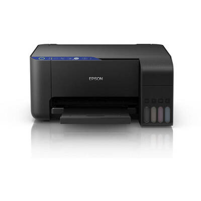 Imprimanta multifunctionala Epson L3151, InkJet CISS, Color, Format A4, Wi-Fi, Panou Albastru