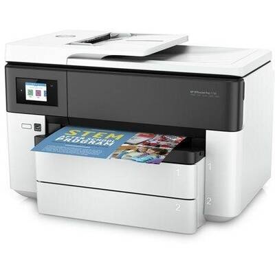 Imprimanta multifunctionala HP Officejet 7730 Wide Format e-All-in-One, Inkjet, Color, Format A3+, Duplex Fax, Retea, Wi-Fi