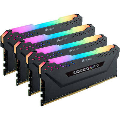 Memorie RAM Corsair Vengeance RGB PRO 64GB DDR4 2666MHz CL16 Quad Channel Kit