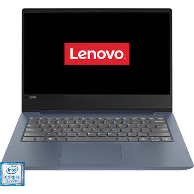 Ultrabook Lenovo 14'' IdeaPad 330S IKB, FHD IPS, Procesor Intel Core i3-8130U (4M Cache, up to 3.40 GHz), 4GB DDR4, 1TB, GMA UHD 620, FreeDos, Midnight Blue