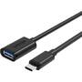 Unitek Cablu USB tip-C - USB AF, Y-C476BK