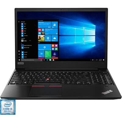 Laptop Lenovo 15.6'' ThinkPad E580, FHD IPS, Procesor Intel Core i5-8250U (6M Cache, up to 3.40 GHz), 8GB DDR4, 1TB + 256GB SSD, Radeon RX 550 2GB, Win 10 Pro, Black