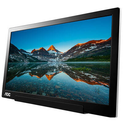 Monitor AOC Portabil I1601FWUX 15.6 inch 5 ms Black USB-C 60Hz