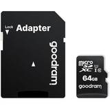 Card de Memorie GOODRAM M1AA, Micro SDXC, 64GB, Clasa 10, UHS-I U1 + Adaptor