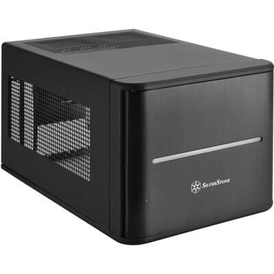 Carcasa PC Silverstone SST-CS280 Storage Mini-ITX, negru