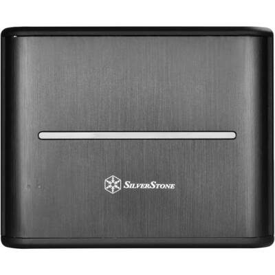 Carcasa PC Silverstone SST-CS280 Storage Mini-ITX, negru