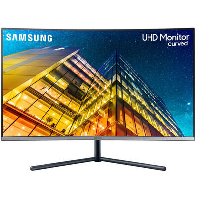 Monitor Samsung LED Curbat LU32R590CWUXEN 31.5 inch 4ms Dark Blue Gray