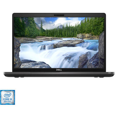Laptop Dell 15.6'' Latitude 5500 (seria 5000), FHD, Procesor Intel Core i5-8365U (6M Cache, up to 4.10 GHz), 16GB DDR4, 512GB SSD, GMA UHD 620, Linux, Black, 3Yr On-site