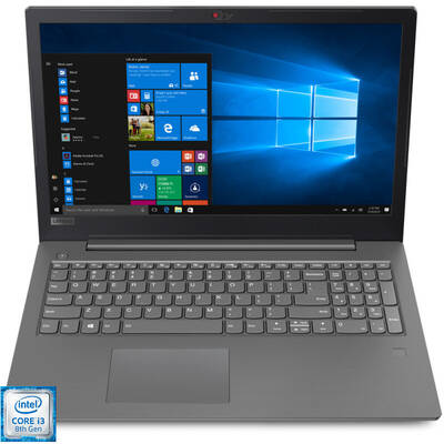 Laptop Lenovo 15.6'' V330 IKB, FHD, Procesor Intel Core i3-8130U (4M Cache, up to 3.40 GHz), 8GB DDR4, 256GB SSD, GMA UHD 620, Win 10 Pro, Iron Gray