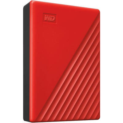 Hard Disk Extern WD My Passport 4TB USB 3.0 Red