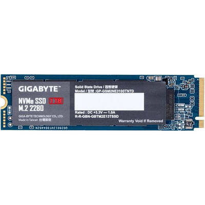 SSD GIGABYTE 1TB PCI Express 3.0 x4 M.2 2280