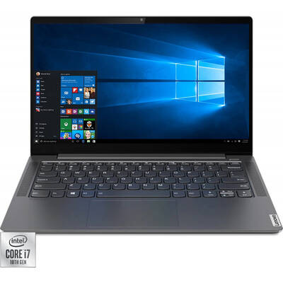 Ultrabook Lenovo 14'' Yoga S740 IIL, FHD IPS, Procesor Intel Core i7-1065G7 (8M Cache, up to 3.90 GHz), 16GB DDR4, 1TB SSD, GeForce MX250 2GB, Win 10 Home, Iron Grey