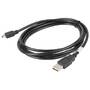 Lanberg cable USB 2.0 mini AM-BM5P 1.8m black