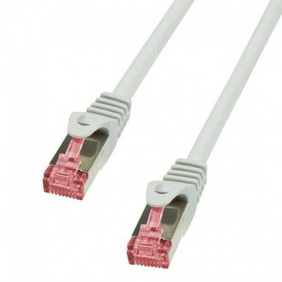 Accesoriu Retea LOGILINK - Cablu Patchcord S/FTP PIMF, CAT6, PrimeLine 30m, gri