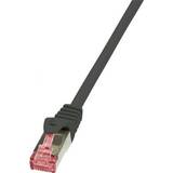 Accesoriu Retea LOGILINK - Patchcord Cablu Cat.6 S/FTP PIMF PrimeLine 5,00m, negru