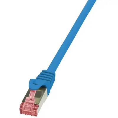 Accesoriu Retea LOGILINK - Patchcord Cablu Cat.6 S/FTP PIMF PrimeLine 10m, albastru