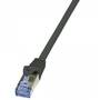 Accesoriu Retea LOGILINK - Patchcord Cablu Cat.6A 10G S/FTP PIMF PrimeLine 3m negru