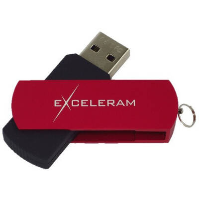 Memorie USB EXCELERAM P2 8GB USB 2.0 Red/Black