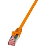 Cablu LOGILINK - Patchcord Cablu Cat.6 S/FTP PIMF PrimeLine 0,5m, portocaliu