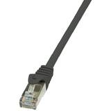 LOGILINK - Cablu Patchcord CAT5e F/UTP 0,25m negru