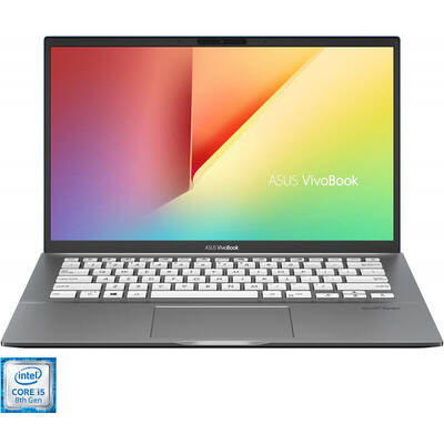 Ultrabook Asus 14'' VivoBook S14 S431FL, FHD, Procesor Intel Core i5-8265U (6M Cache, up to 3.90 GHz), 8GB, 512GB SSD, GeForce MX250 2GB, Free DOS, Gun Metal