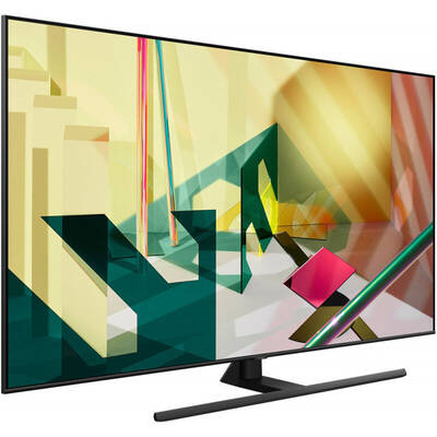 Televizor Samsung LED Smart TV QLED 55Q70TA Seria Q70T 139cm negru 4K UHD HDR