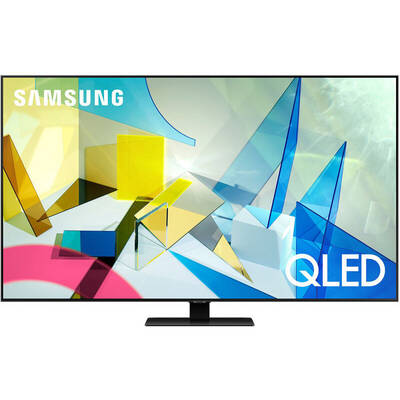 Televizor Samsung QLED Smart TV QE75Q80TATXXH 190cm Ultra HD 4K Carbon Silver
