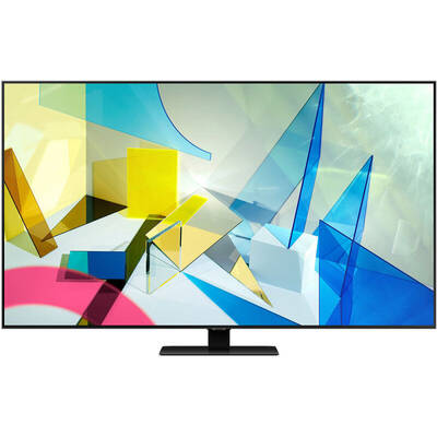 Televizor Samsung QLED Smart TV QE75Q80TATXXH 190cm Ultra HD 4K Carbon Silver