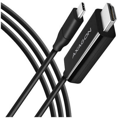 AXAGON USB Male tip C - HDMI 2.0 Male, 1.8m, negru