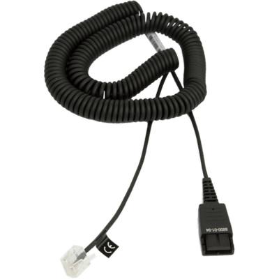 Jabra Cord - QD to Modular RJ extension coiled cord for Siemens Open Stage series