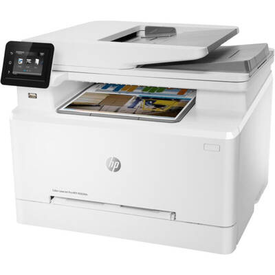 Imprimanta multifunctionala HP LaserJet Pro M283fdn, Laser, Color, Format A4, Fax, Retea