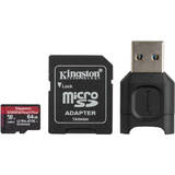 Micro SDXC UHS-II U3 Canvas React PLUS 64GB Clasa 10 + Adaptor SD + cititor USB