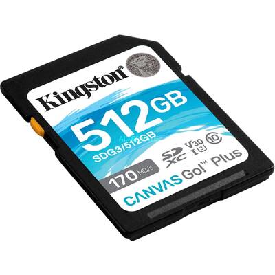 Card de Memorie Kingston SDXC Canvas GO Plus Clasa 10 UHS-I 512GB