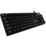 Tastatura LOGITECH Gaming G512 Carbon RGB GX Blue Switch Mecanica